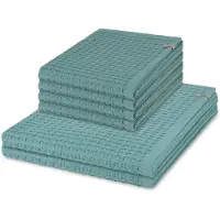 Möve Sonstiges 4 X handdoek 2 X douchehanddoek - in set 6 pack Piquee