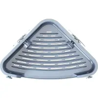 SmartaSaker Flex Douchemand - 30x19x9cm - hoekmontage - zelfklevend - leisteen blauw 1021299-1050