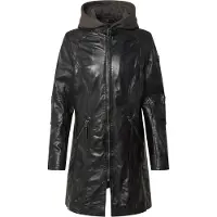 Gipsy Lederen jas - GGJandra Lamas - XS tot XL - voor Vrouwen - zwart - Maat XL