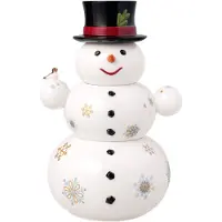 Villeroy & Boch Christmas Toy's Memory sneeuwpop pot 4 delen Wit