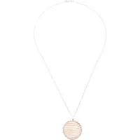 Orphelia Dames 925 Sterling Zilveren Ketting met Hanger - Zilver/Roze ZK-7180/1