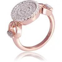 Orphelia Dames 925 Sterling Zilveren Ring - Roze ZR-7420