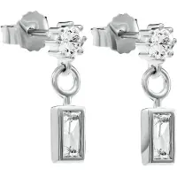 Orphelia 'Madelyn' Dames 925 Sterling Zilveren Oorbellen - Zilver ZO-7583