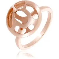 Orphelia Dames 925 Sterling Zilveren Ring - Roze zr-7374/RG