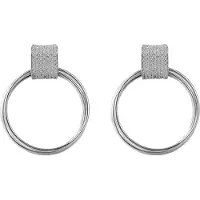 Orphelia 'Eleanor' Dames 925 Zilveren Dangle Oorbellen - Zilver ZO-7417
