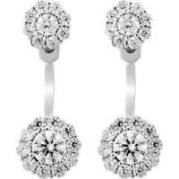 Orphelia 'Victoria' Dames 925 Sterling Zilveren Stud Oorbellen - Zilver ZO-7222