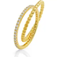 Orphelia 'Everest' Dames 925 Sterling Zilveren Ring - Goud ZR-7542/G