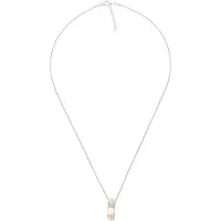 Orphelia 'Lea' Dames 925 Sterling Zilveren Ketting met Hanger - Zilver/Roze ZH-7284