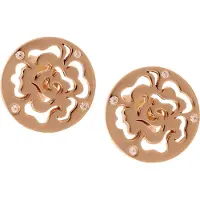 Orphelia 'Fiore' Dames 925 Sterling Zilveren Oorbellen - Roze ZO-7079/1