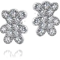 Orphelia 'Rosabel' Kinder 925 Sterling Zilver Stud Oorbellen - Zilver ZO-7352