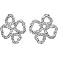 Orphelia 'Rilla' Dames 925 Sterling Zilveren Oorbellen - Zilver ZO-7356