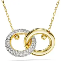 Swarovski Ketting 'Dextera' goud / transparant