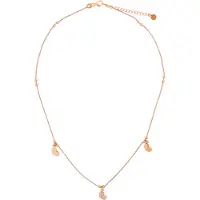 Orphelia 'Elisa' Dames 925 Sterling Zilveren Halsketting - Roze ZK-7381