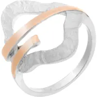 Orphelia Dames 925 Zilveren Ring - Zilver/Roze ZR-7207