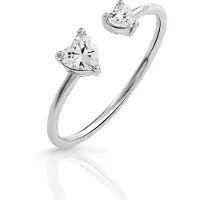 Orphelia 'Dazzle' Dames 925 Sterling Zilveren Ring - Zilver ZR-7533