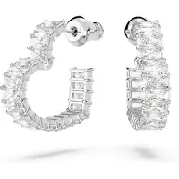 Swarovski Oorbellen 'Matrix' zilver / transparant