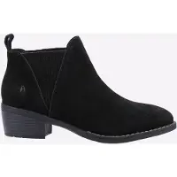 Hush puppies Isobel Leren Dames Zwarte Laarzen