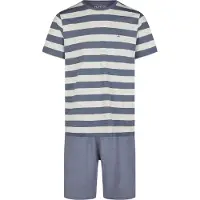 Phil&Co. Pyjama kort 'Lounge Dreams' grijs / wit