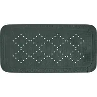 Spirella Alaska Antislip Badmat – Badkuip Mat met Antislip Pads – Douche Antislip Mat PVC – Donkergroen – 71 × 36 cm