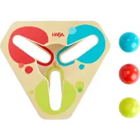 Haba knikkerbaan peuter - kleurrijke houten speelbaan speelgoed.