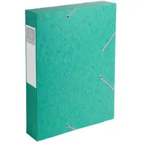 Exacompta 10x Cartobox Archiefdoos Rug 60mm - A4 (vlak geleverd) - Groen - 16003H