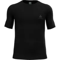 Odlo Ondershirt Men Crew Neck S/S Performance Wool 140 Base Layer Top Black-L