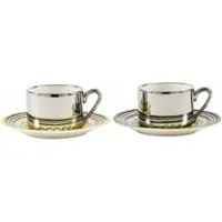 Pols Potten Espressokop x Rijksmuseum Floral Yellow + Green Yellow (Set van 2)