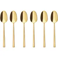 Sambonet Theelepel Rock PVD Gold (6-Delig)