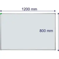 Franken Whiteboard U-Act!Line - gelakt - B 1200 x H 800 mm - met opbergbak