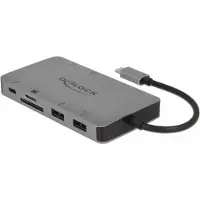 DeLOCK USB Type-C Docking Station 4K - HDMI / VGA / USB 3.1 / SD / LAN / PD 3.0