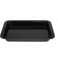 King Hoff Marmerenlook Bakvorm - Rechthoekige Cakevorm 42,5x28,5x5 cm - Zwarte Antiaanbaklaag - Geschikt voor Oven