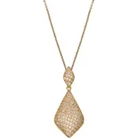 Orphelia Dames 925 Sterling Zilveren Ketting met Hanger - Goud ZH-4517-GOUD