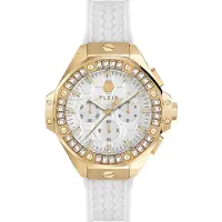 Philipp Plein Plein Chrono Royal Unisex Witte Horloge PWPSA0624