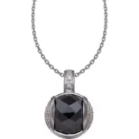Orphelia Dames 925 Zilveren Ketting met Hanger - Zilver ZH-4572