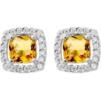 Orphelia 'Faustine' Dames 925 Sterling Zilveren Stud Oorbellen - Zilver ZO-7199/CH