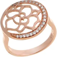 Orphelia Dames 925 Sterling Zilveren Ring - Roze ZR-7089/1