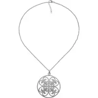 Orphelia Dames 925 Sterling Zilveren Ketting met Hangertje - Zwart ZH-6035/3