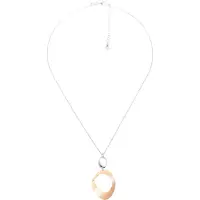 Orphelia 'Isotta' Dames 925 Sterling Zilveren Ketting met Hanger - Zilver/Roze ZK-7192