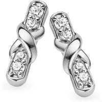 Orphelia Dames 925 Sterling Zilver Stud Oorbellen - Zilver ZO-5128