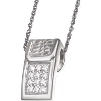 Orphelia Dames 925 Sterling Zilveren Ketting met Hanger - Zilver ZH-4562