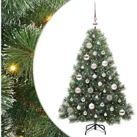 vidaXL Kunstkerstboom met 150 LED met standaard Groen 120 cm PE en PVC