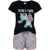 Lilo & Stitch - Disney Pyjama - Ready 'n Wild - S tot XL - voor Vrouwen - meerkleurig - Maat XL
