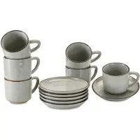 Loberon Kopje en schoteltje set van 6 Biarré