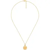 Orphelia Dames 925 Sterling Zilveren Ketting met Hanger - Goud ZH-6029/1