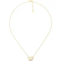 Orphelia 'Joya' Dames 925 Sterling Zilveren Ketting met Hanger - Goud ZH-7088/1