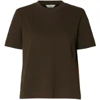 Selected femme Shirt 'SLFEssential' bruin