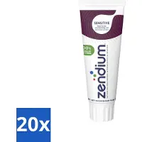 Zendium 20 x Tandpasta Sensitive 75 ml - Gevoelige Tanden - Tandpasta - Natuurlijke Enzymen - Mondgezondheid - Fluoride
