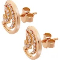 Orphelia 'Elaine' Dames 925 Sterling Zilveren Stud Oorbellen - Roze ZO-7084/1