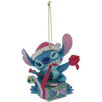 Lilo & Stitch - Disney Kerstballen - Stitch Unwrapping Christmas Gift Kersthanger - voor Geen - meerkleurig - Maat Standard