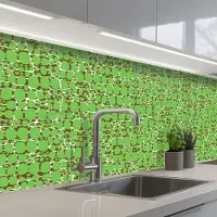 KitchenYeah Keuken achterwand 150x60 cm - Spatscherm zelfklevend Krokodil - Structuur - Patronen - Groen - Muurbeschermer - Spatwand fornuis